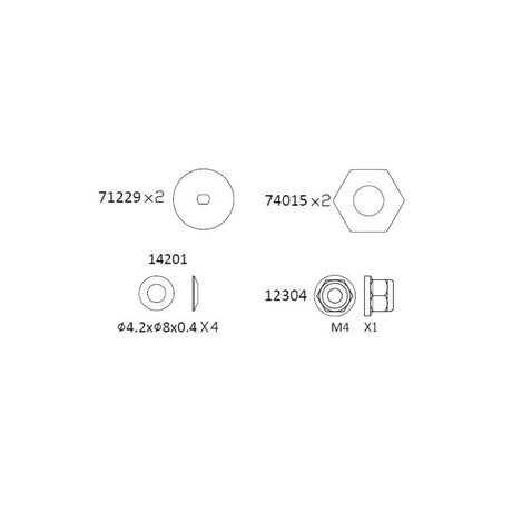 AT4 Big gear limited slip component