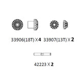 Differential gear assembly