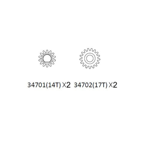 AT4 Door axle reduction gear