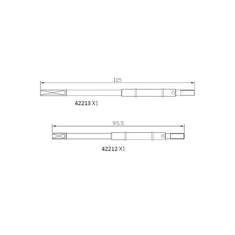 EMO straight axle rear axle
