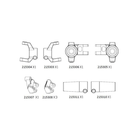 EMO straight axle seat kit