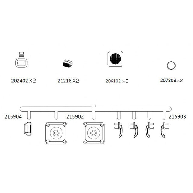 JT4 lamp cup accessories