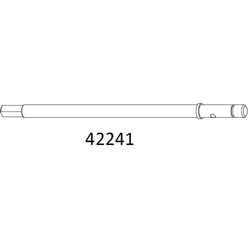 EMOX - rear axle half axle (SHORT)