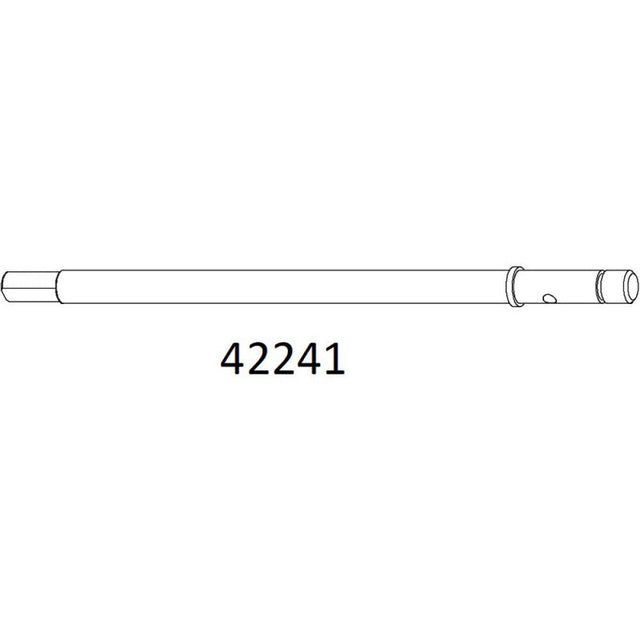 EMOX - rear axle half axle (SHORT)
