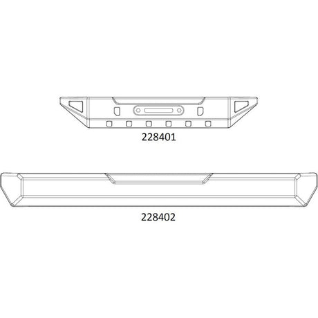 EMOX - Front and rear bumper