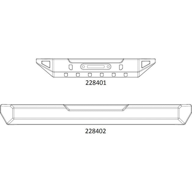 EMOX - Front and rear bumper