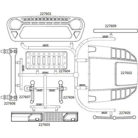 EMOX - Car shell trim (BAG J)