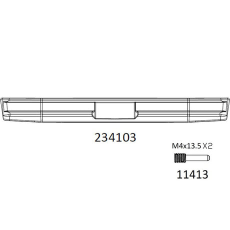 EMOX3 : front bumper