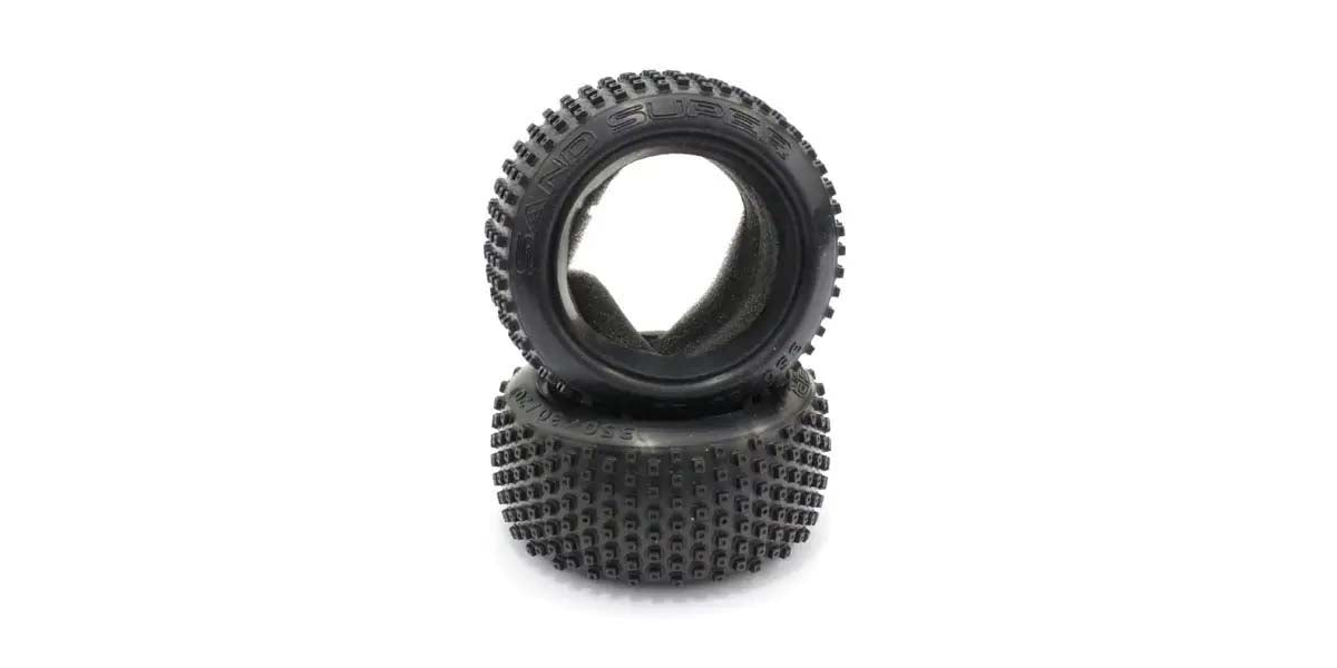 Kyosho Turbo Optima Hard Tires 50x83x36mm  (2) - Block type