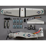 800mm A1 Skyraider Warbird PNP kit - grey