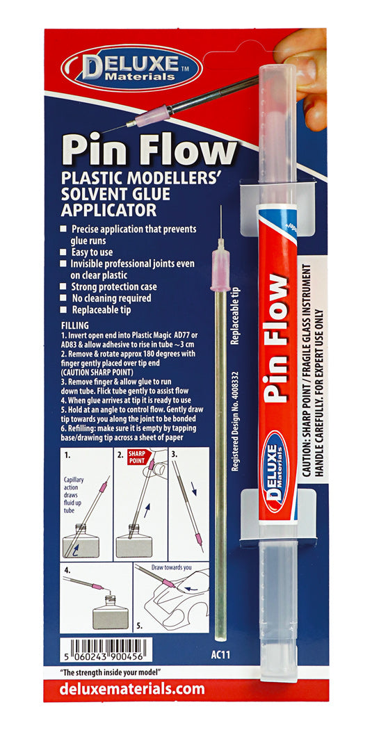 Pin Flow Applicator (for liquid plastic adhesives)