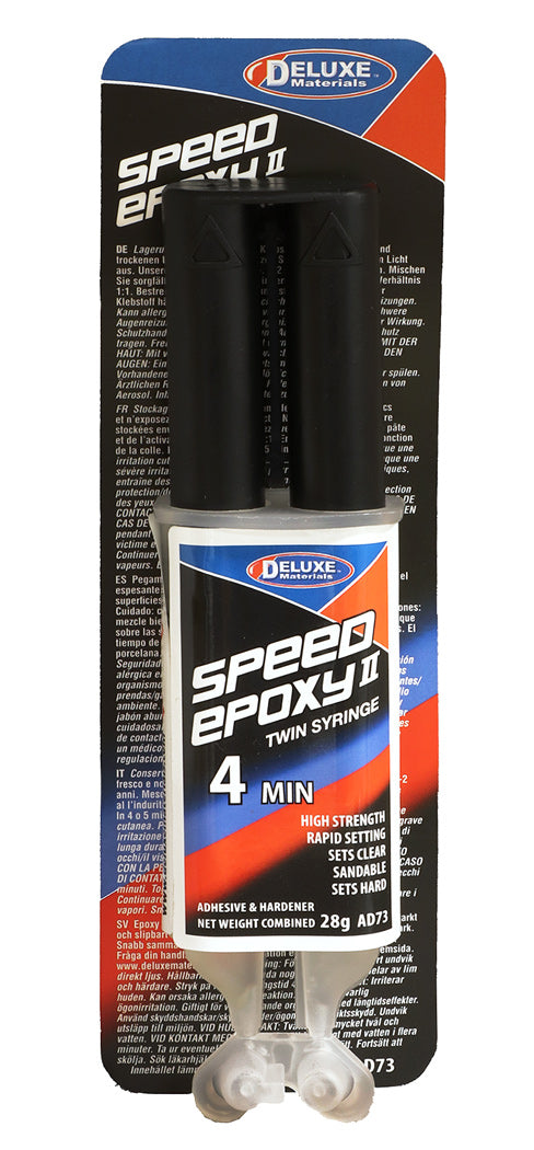 Speed Epoxy II Glue Syringe 4min 28gr