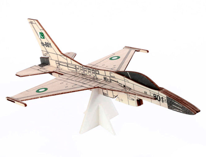 F-16 Fighting Falcon Glider Balsa Kit