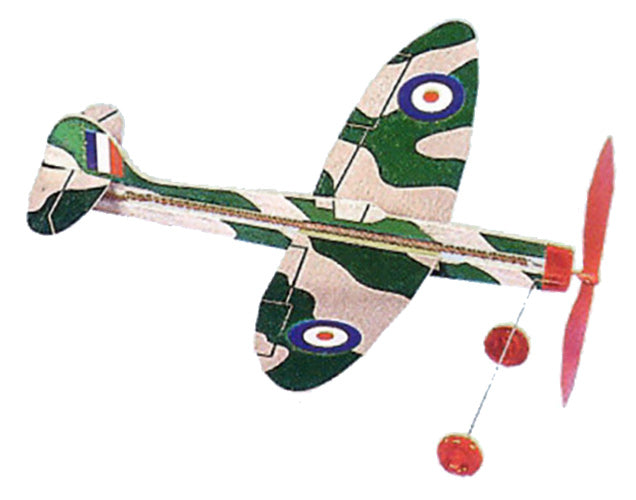 Spitfire Free-Flight Rubber Powered Balsa kit