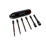 7 in 1 1/4 Drive Tool Set w/Handle