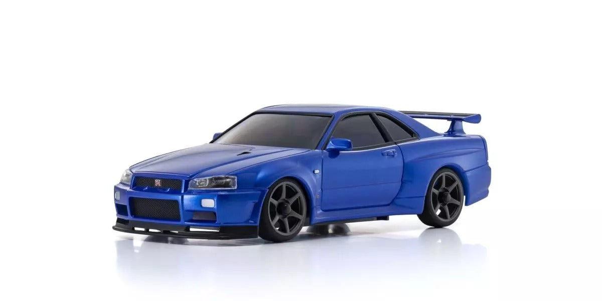 Kyosho Autoscale Mini-Z Skyline GT-R R34 Metallic Blue (MA020N-L)