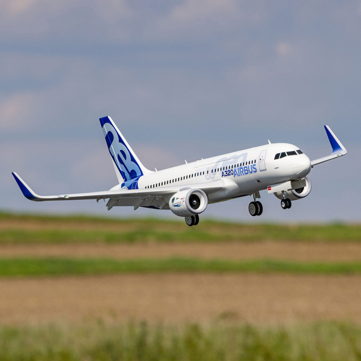 Airbus A320neo 1.5m Airliner Twin 64mm EDF BNF Basic with AS3X+ and SAFE Select