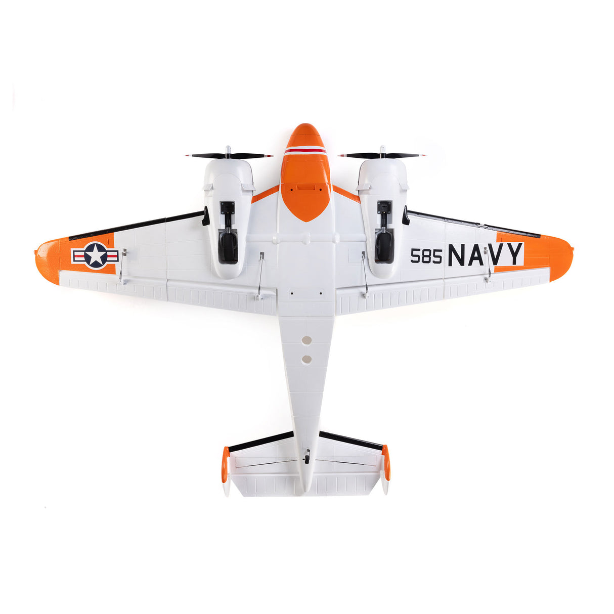 Beechcraft D18/RC-45J 1.5m BNF Basic with AS3X+ and SAFE
