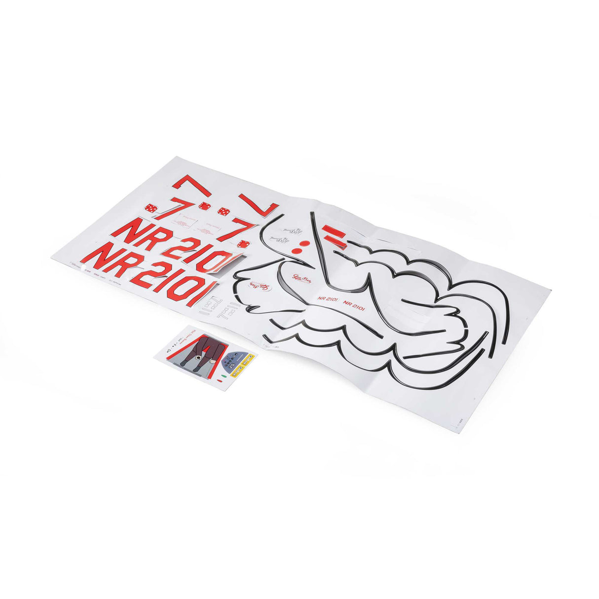 Decal Set: Gee Bee R-2 1.0m