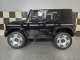 Børnebil Mercedes EQG sort 12 volt
