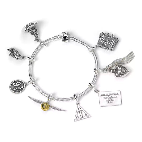 Sterling Sliver Charm Bracelet - Harry Potter