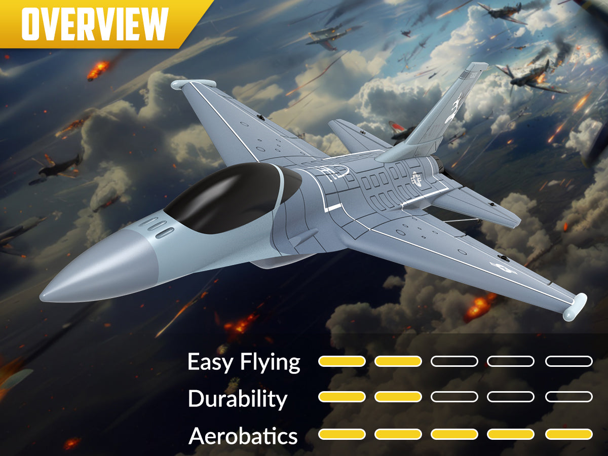 F16 Fighting Falcon Gyro 4CH 270mm RTF