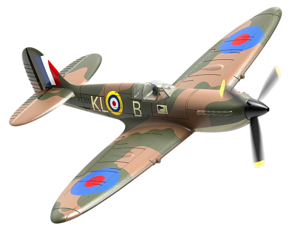 Spitfire 4CH Gyro 400mm RTF - Radiostyrt flygplan från 2:a världskriget