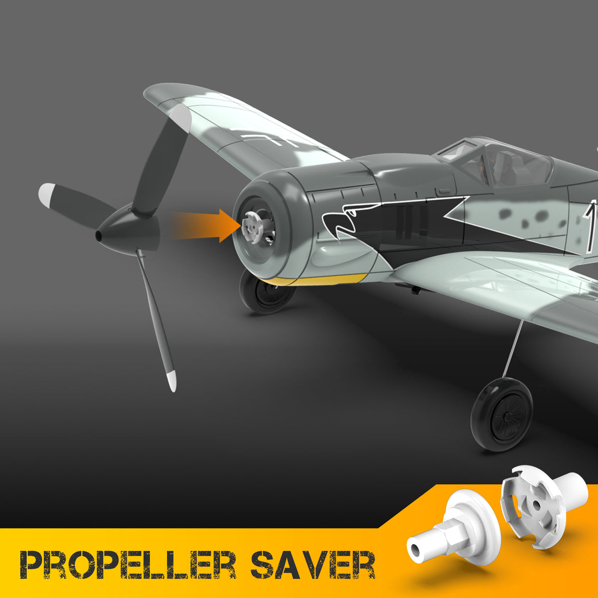 FW190 4CH Gyro 400mm RTF
