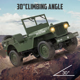 RC Crawler 1/10 4WD 1941 Willys MB