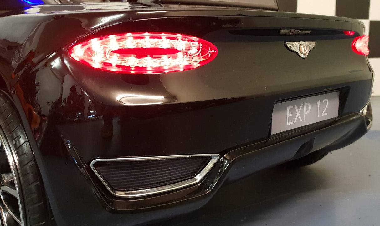 Bentley børnebil EXP 12 volt sort