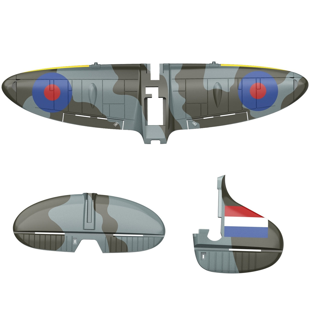 Wing, Tail Fin &amp; Stabilizer Spitfire