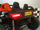 Power Buggy 24V 4-hjulsdrift för barn – 2 personer, röd