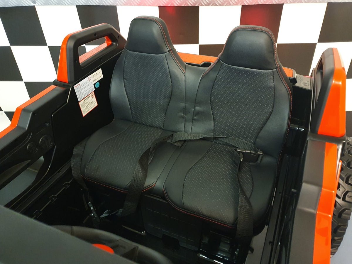 Power Buggy 24V 4-hjulsdrift för barn – 2 personer, röd