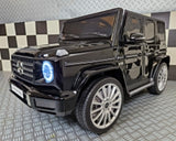Elektrisk børnebil Mercedes G500 metallic sort