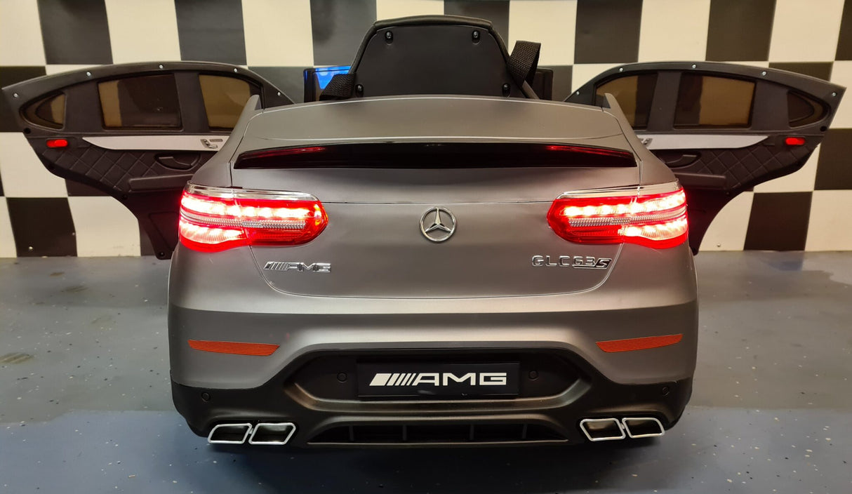 Elektrisk børnebil Mercedes GLC 63 AMG mat grå
