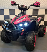 Phyton 12V børnequad – 1 person, pink