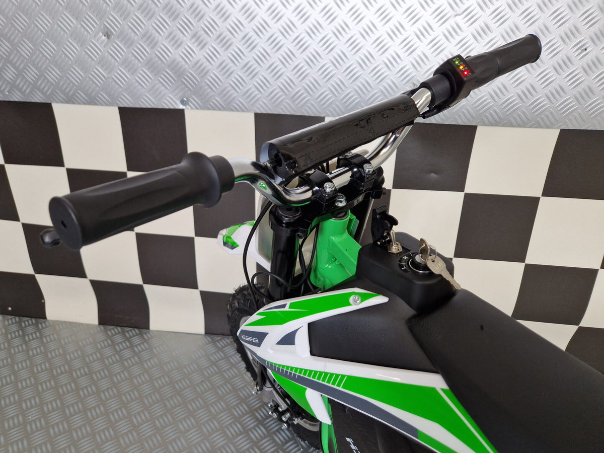 Elektrisk crossmotorcykel 36V för barn – grön