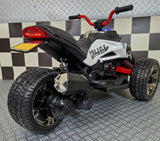 Spyder polismotorcykel 12V för barn