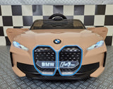 BMW i4 12V elbil til børn – champagne