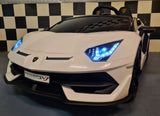 Lamborghini Aventador 2-personers 24 volt med drift hvid