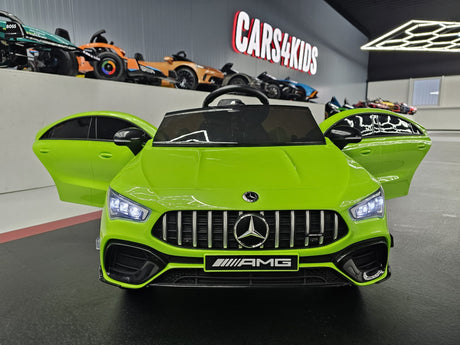 Børnebil Mercedes CLA 45 grøn