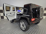 Børnebil Mercedes EQG sort 12 volt
