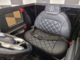 Elektrisk børnebil Mercedes G500 metallic sort