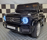 Elektrisk børnebil Mercedes G500 metallic sort