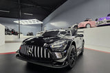 Mercedes-Benz GT3 AMG 12V elbil för barn – 1 person, orange