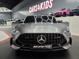 Børnebil Mercedes GT63 2-personers 24 volt metallic grå