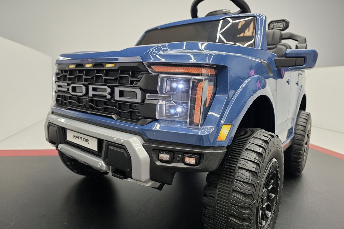 Ford Raptor 24V elbil för barn – 2 personer, svart