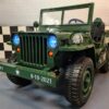 Jeep Willys 24V elbil til børn med fjernbetjening – grøn