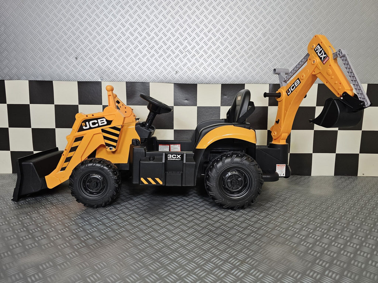 Børnetraktor JCB Sitemaster 12 volt