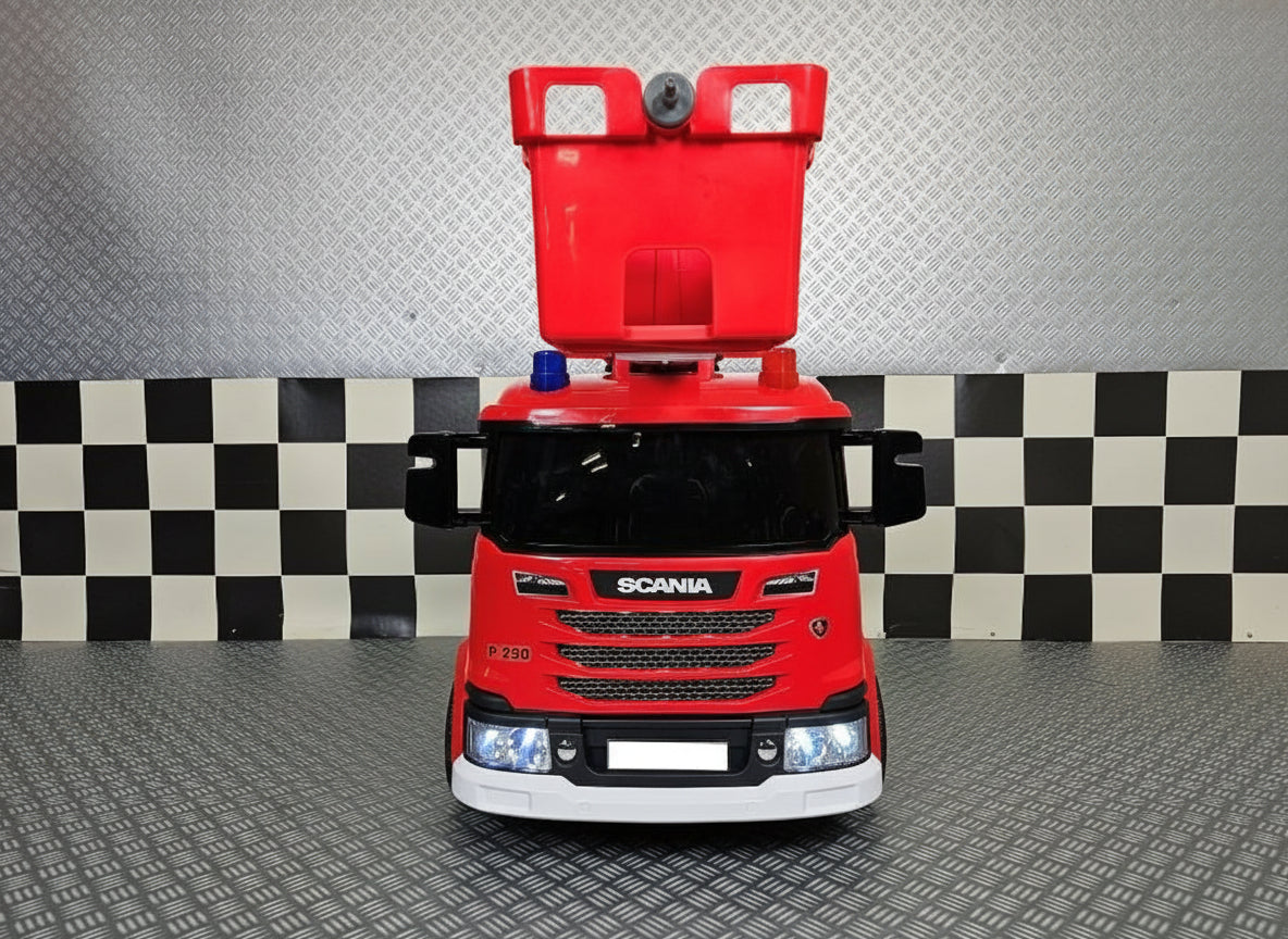 Scania brandbil 12V elbil för barn
